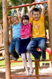 children playing