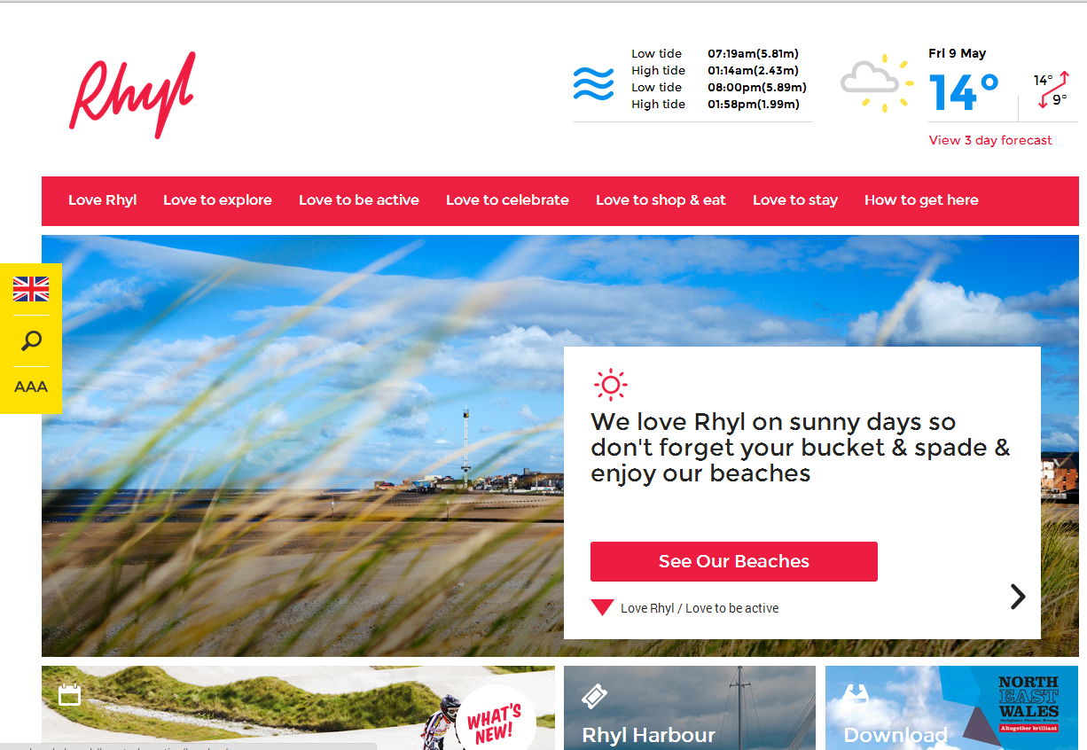 Loverhyl.co.uk is One More Step to Transform the Seaside Town