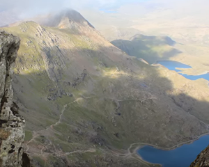 Drone Flight over Snowdonia