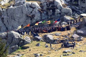'Knights of the Roundtable: King Arthur' filming in Wales Featuring: Atmosphere Where: Conwy, United Kingdom When: 14 Apr 2015 Credit: WENN.com