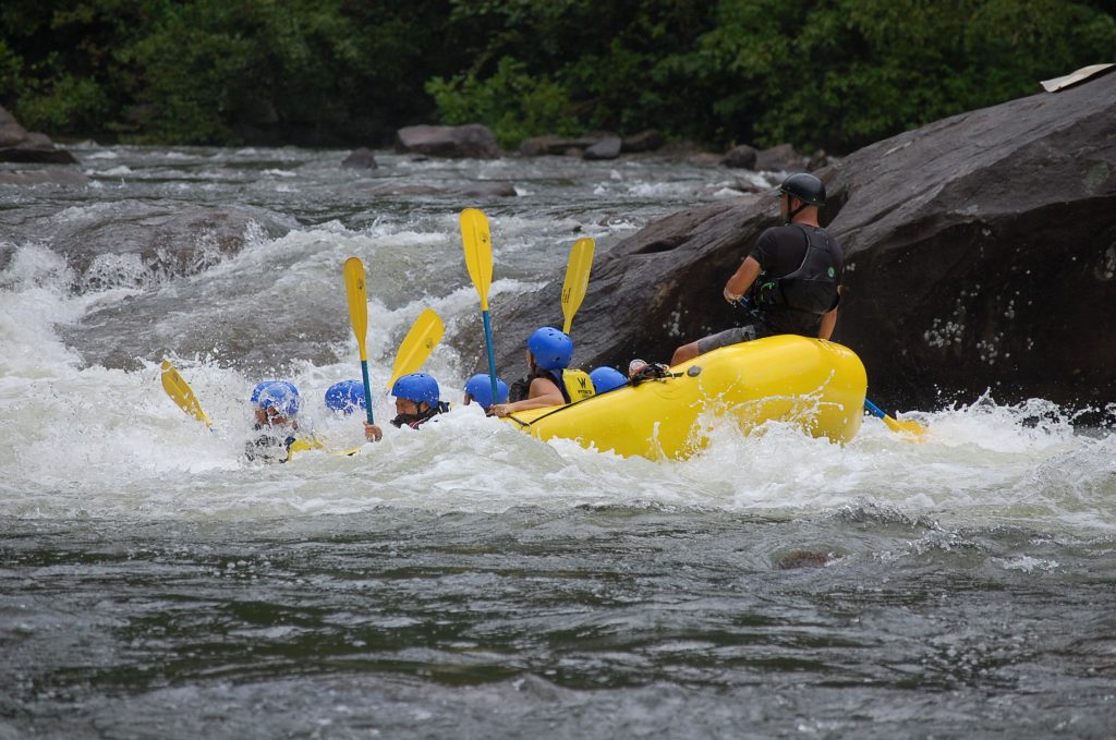 white water rafting north wales