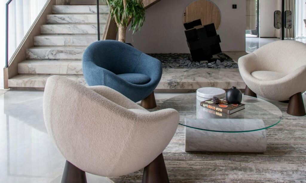 Chic Modern Interior with Designer Furniture
