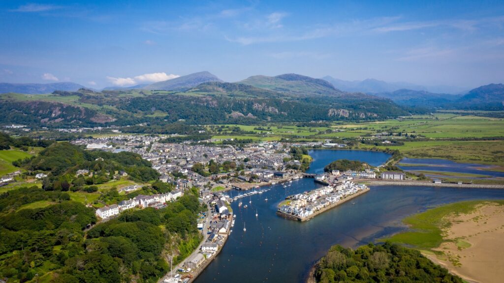 North Wales birds eye view
